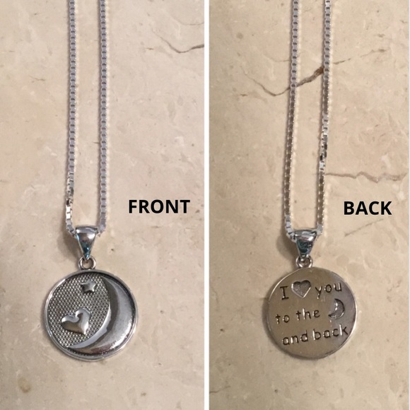 Sterling Silver I Love You... Necklace - Picture 2 of 16